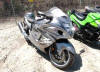 2010 Hayabusa Suzuki GSX1300R Silver Motorcycle