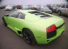 Green Metallic  All Wheel Drive Lamborghini Murcielago rear bumper, rear deck lid and tail lights