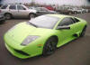 Lamborghini Murcielago left front fender, front bumper, windshield and black alloy wheets with michelin tires For Sale