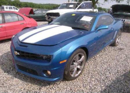 Blue Camaro New Generation SS