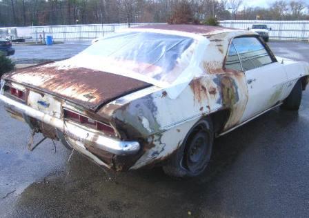 '69 White Camaro Restoration Project